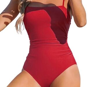Cupshe Scarlet One Piece Swimsuit
